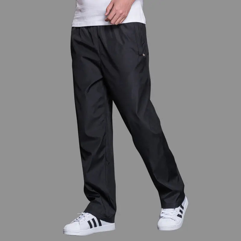 Spring Summer Men's Sportwear Casual Mens Joggers Pants Loose Straight Trousers Large Size Sweatpants Fashion Tracksuit Men