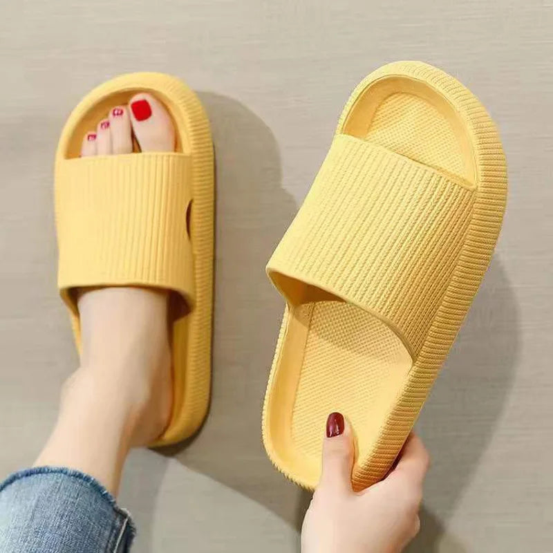 Slippers men wear thick-soled non-slip summer quarters bathroom shower Eva sandals