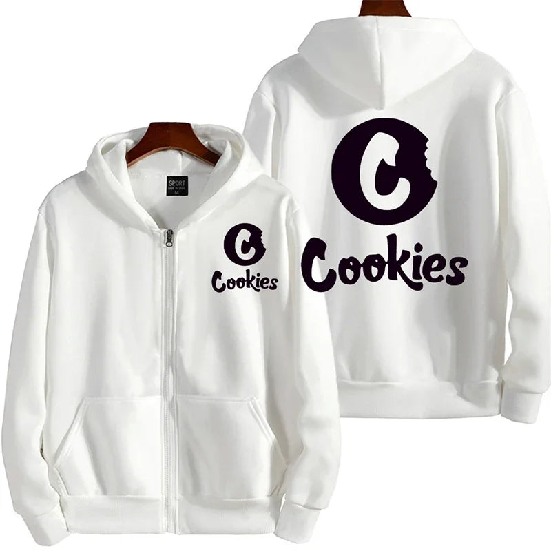 Y2K Zipper Hoodie Hip Hop Letter Print Oversized Hooded Sweatshirt Men Women 2023 New Harajuku Punk Jacket Coat Tops Streetwear