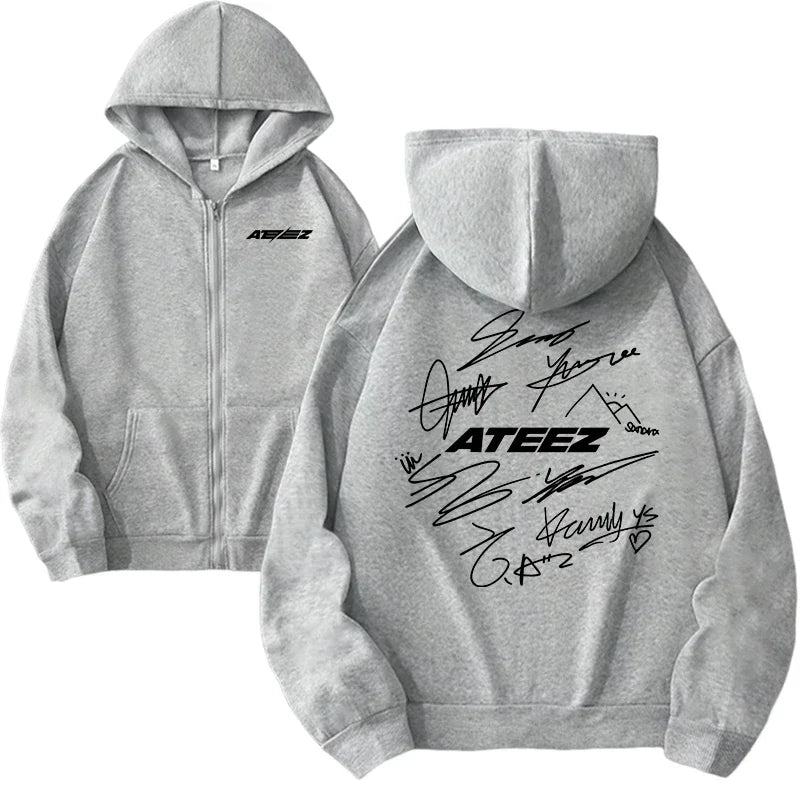 2025 Autumn Female Urban Casual Fashion Coat Sweatshirts  Zipper Hoodie for Woman High Quality Hooded Long Sleeve Jackets