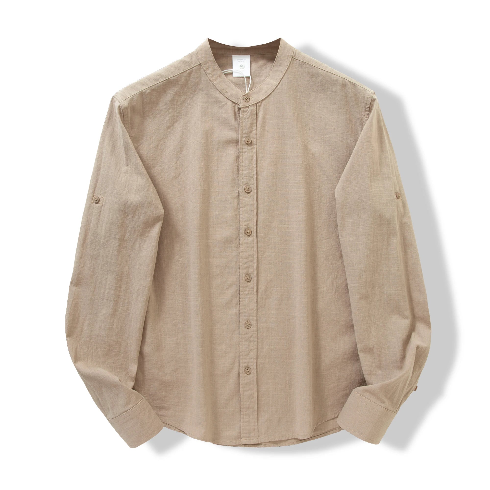 TRAFZR Shirts for Man Cotton 100℅  Autumn Long Sleeve Elegant Old Money Social White Japanese Style Streetwear Fashion blouse