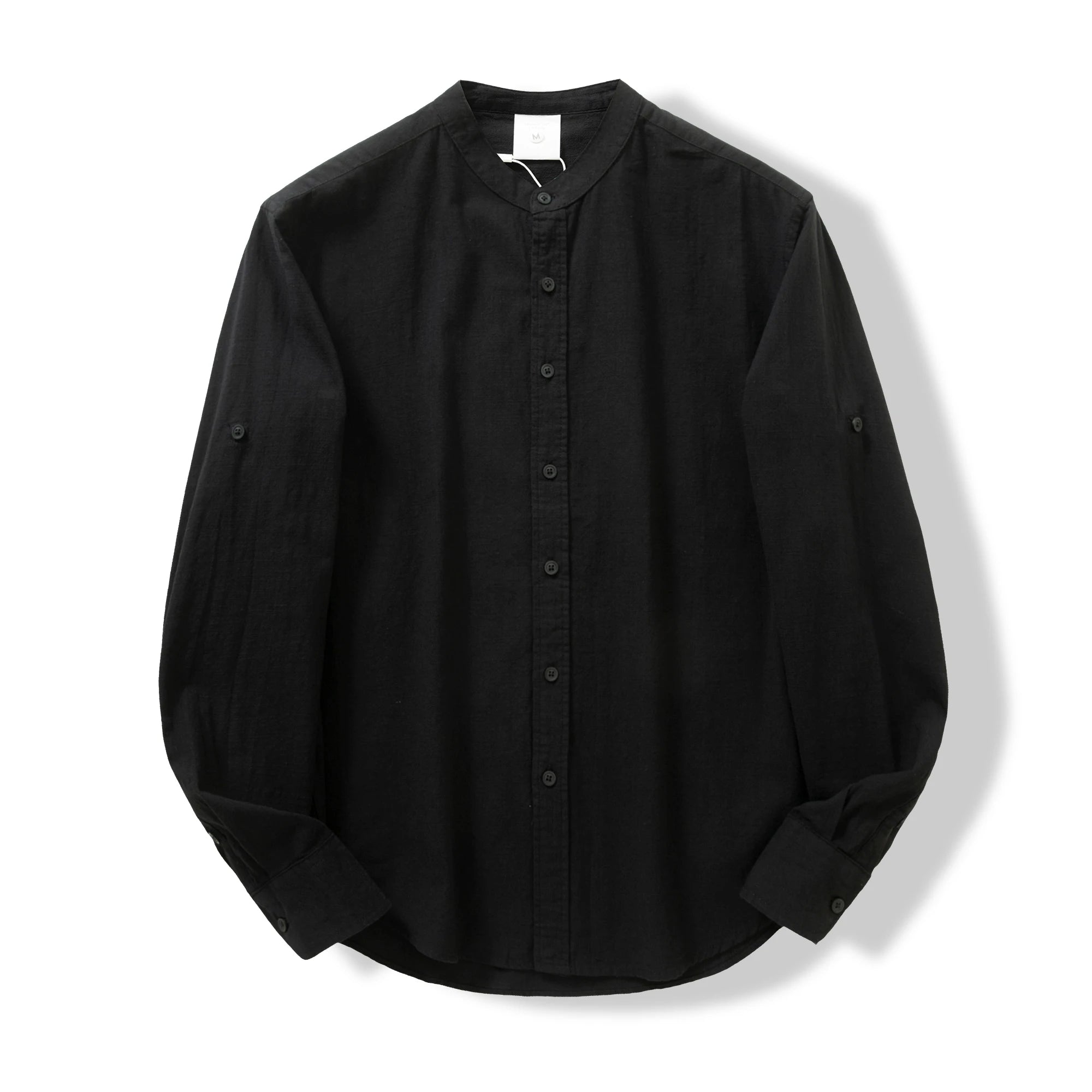 TRAFZR Shirts for Man Cotton 100℅  Autumn Long Sleeve Elegant Old Money Social White Japanese Style Streetwear Fashion blouse