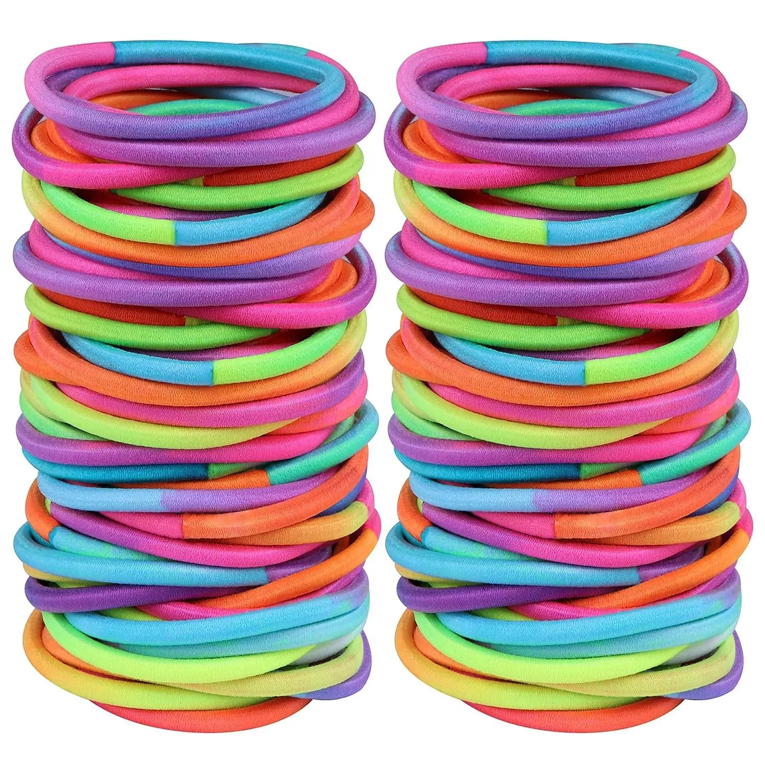 10/30/50pcs 4MM Black Ponytail Holder Elastic Hair Bands Scrunchies For Women Men Girl Lady Hairband Leagues Headband Accessory