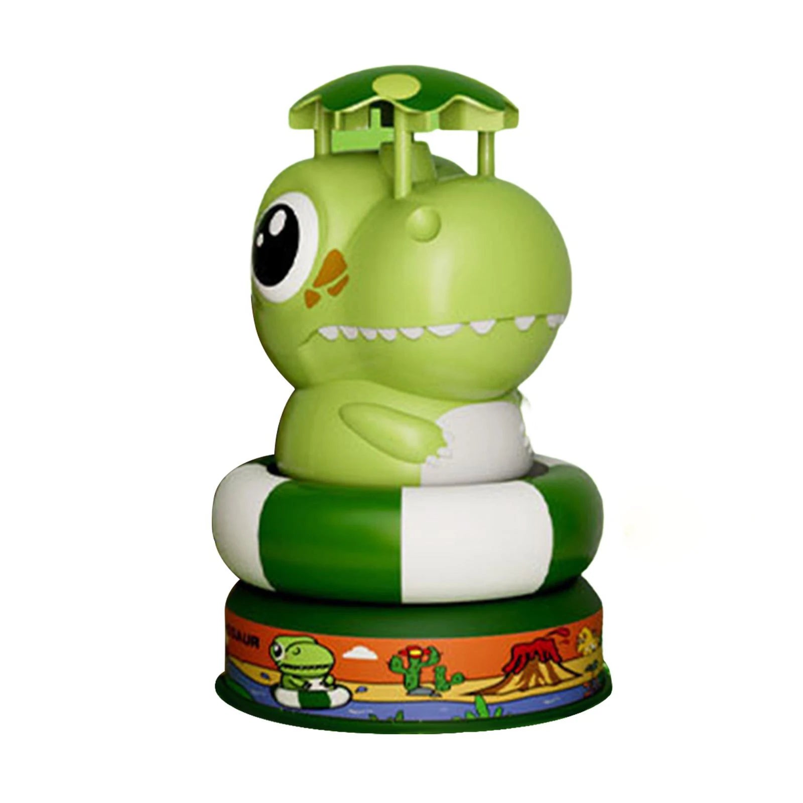 outdoor Water Toy Baby Bath Toys Cartoon Frog Dinosaur Sprinkler Rotating Spray Garden Yard  Fun Games Toys for Kids boys girls