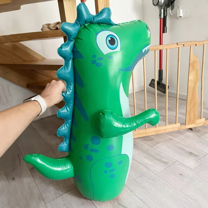 Tumbler Boxing Inflatable Dinosaur Punching Bag Boys Games Sport Toys Christmas Birthday Gift for Boys Girls Parent Child Toys