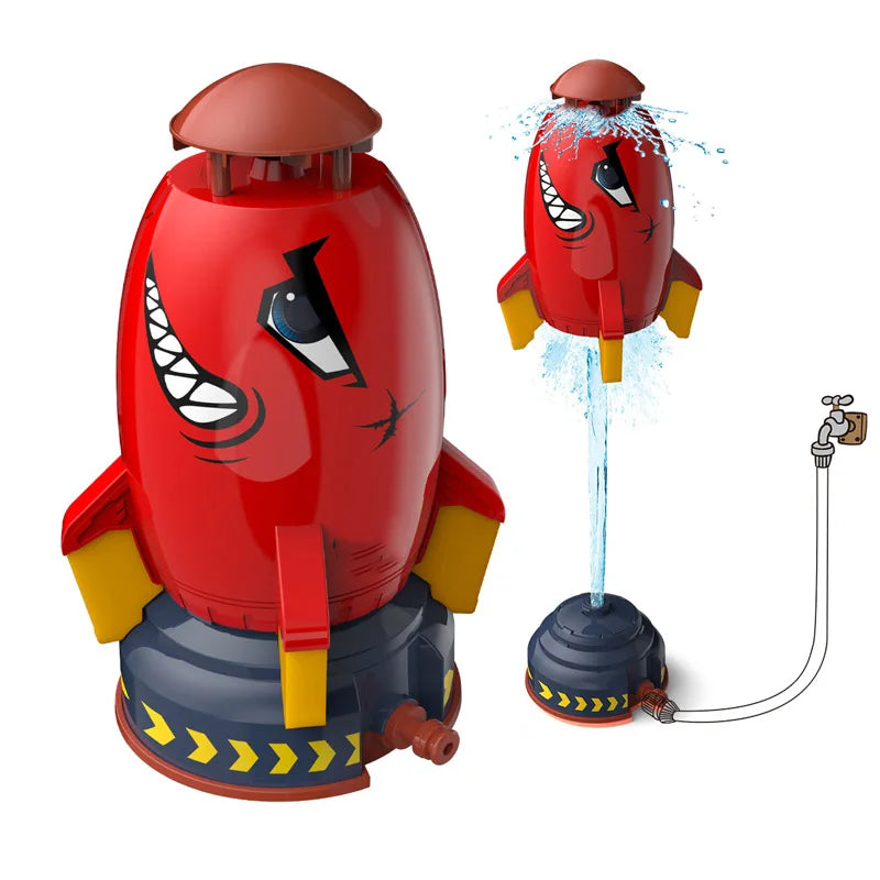 outdoor Water Toy Baby Bath Toys Cartoon Frog Dinosaur Sprinkler Rotating Spray Garden Yard  Fun Games Toys for Kids boys girls