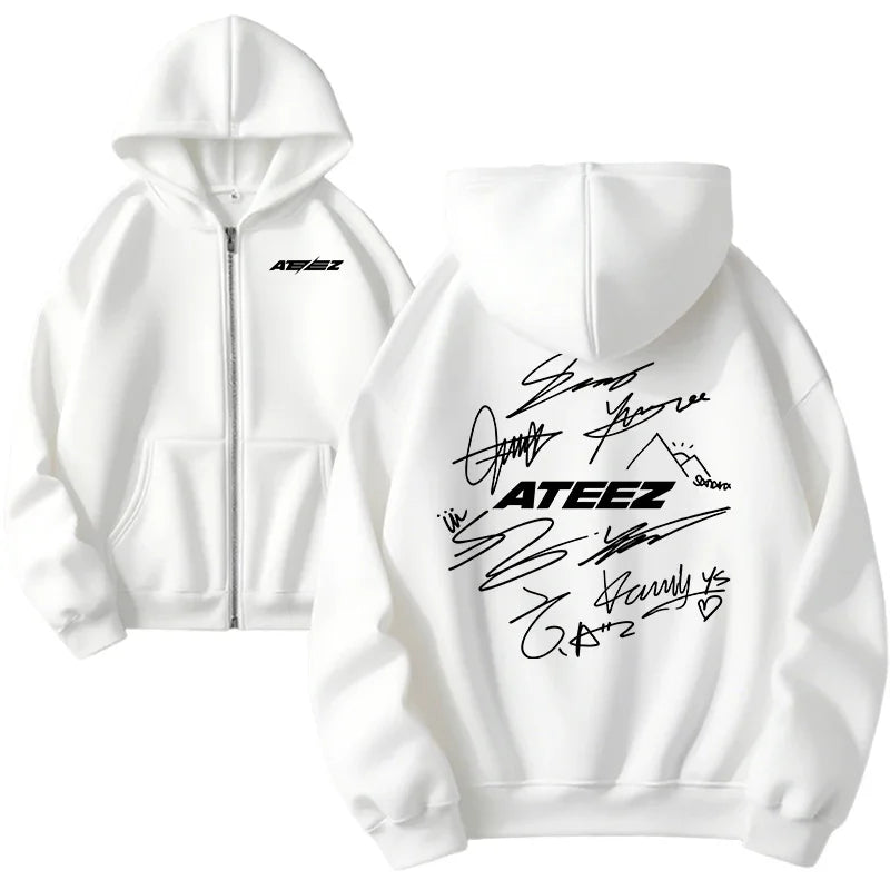 2025 Autumn Female Urban Casual Fashion Coat Sweatshirts  Zipper Hoodie for Woman High Quality Hooded Long Sleeve Jackets