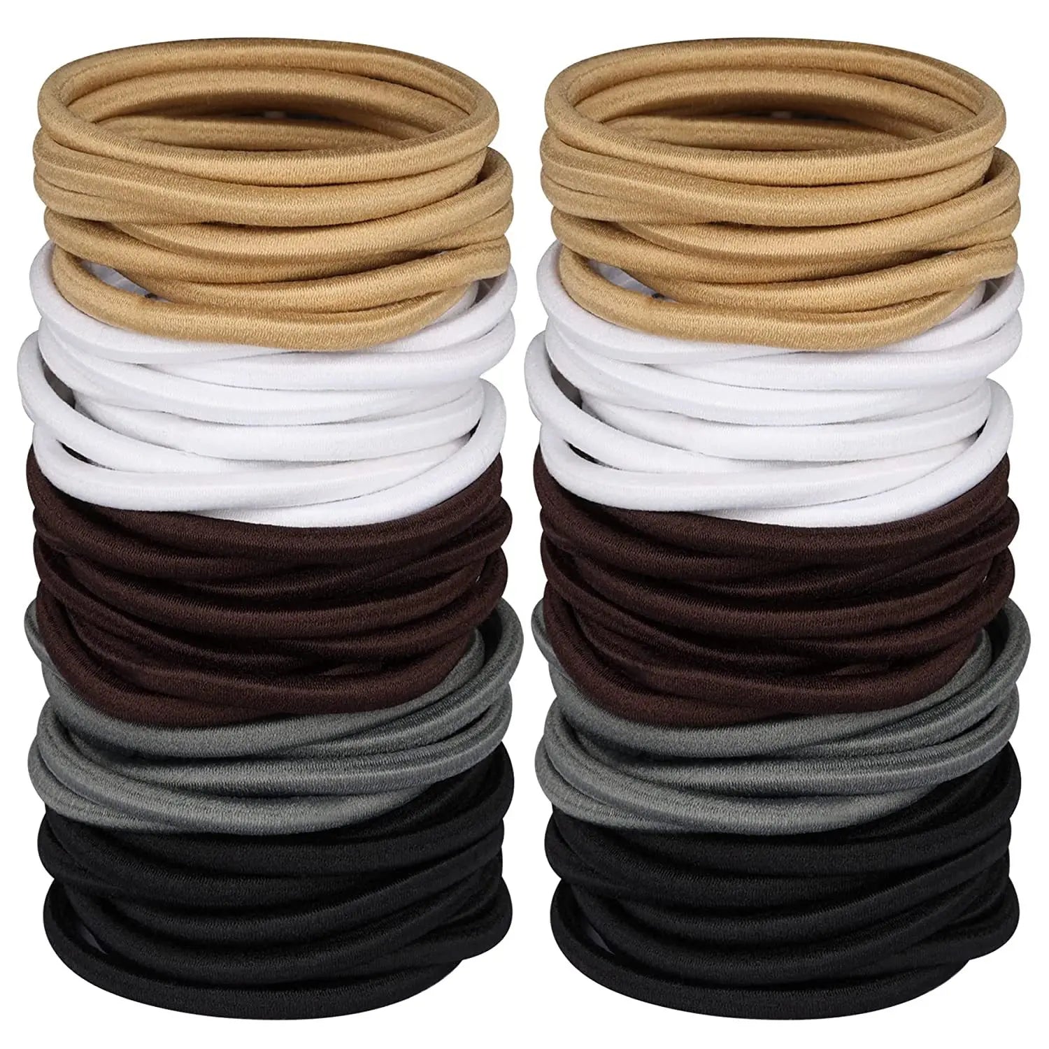 10/30/50pcs 4MM Black Ponytail Holder Elastic Hair Bands Scrunchies For Women Men Girl Lady Hairband Leagues Headband Accessory