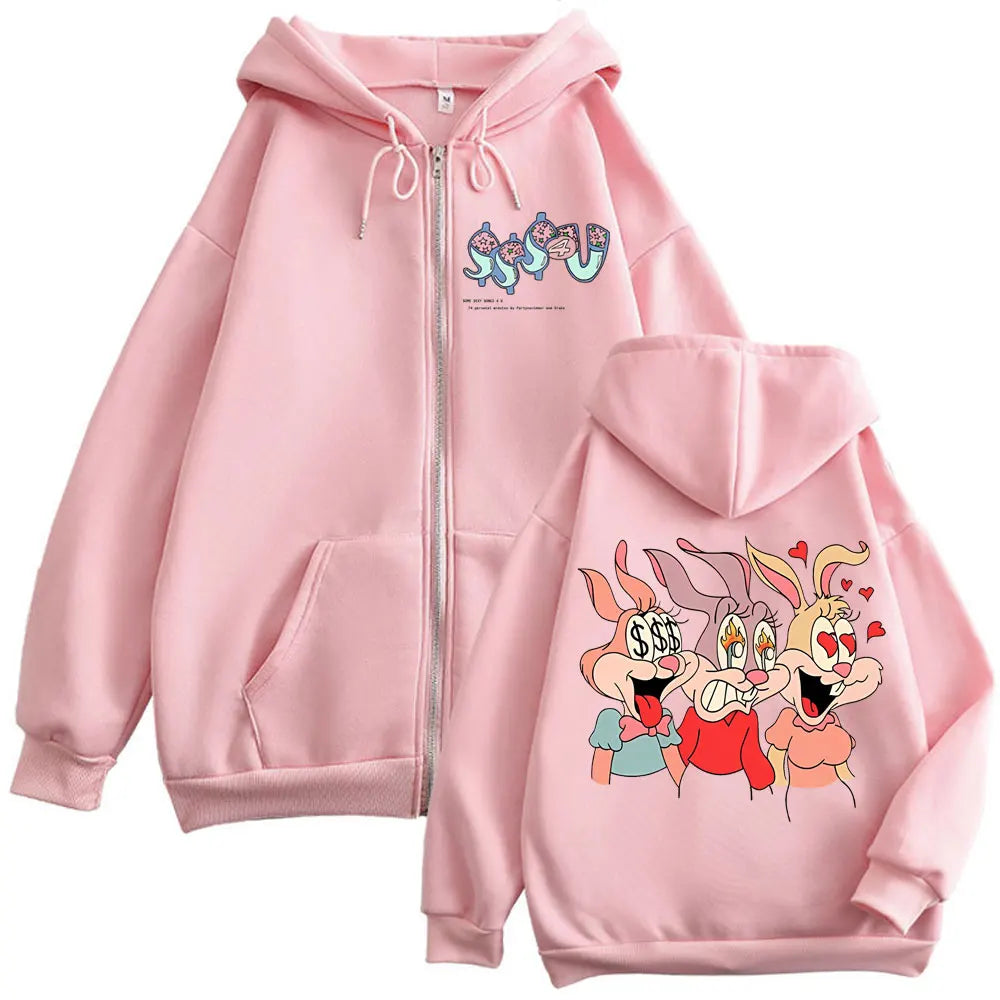 PARTYNEXTDOOR & Drake Some Sexy Songs 4 U SSS4U Album Zipper Hoodie Fashion Hip Hop Zip Up Sweatshirt Unisex Oversized Pullovers
