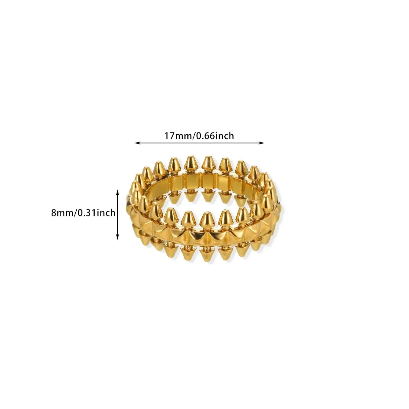 Elegant Stainless Steel Big Bloom Flower Rings For Women Gold Color Sun Starfish Open Ring Finger Jewelry Wedding Her Gift Punk